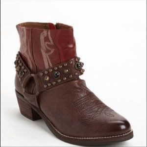 Sam Edelman Western Skyler Leather Boots 6.5